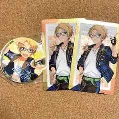 あんスタ メタリックカード メタカ バラエティ缶バッジ バラ缶 真 3点セット