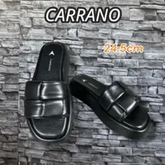 60♪ CARRANO カラーノ イントレチャートボリュームソールサンダルのサムネイル