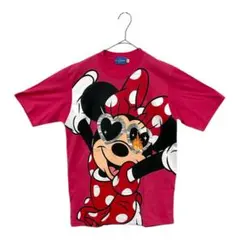 東京ディズニーリゾート ミニーマウス レディース Tシャツ Mサイズ ピンク