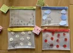 コウペンちゃん　ビニールポーチミニ4点セット　Seria