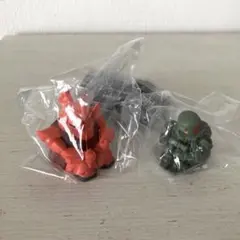 まちぼうけ　ガンダムの場合４　シャア専用ゲルググ＆リーオー ２点セット