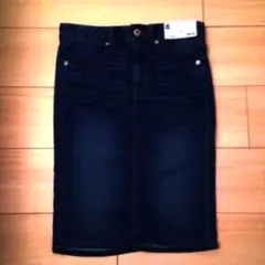 新品未使用 デニムスカート GU インディゴブルー ジーユー S gu