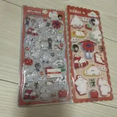 正規品　ベイマックス　プチドロップステッカー　プチドロ　ディズニー　2点セット
