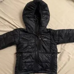 Denim Dungaree ベビー用ダウンジャケットブラック 90