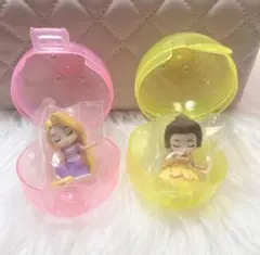 ディズニーキャラクター2 ちょこんとおじぎFig. ベル ラプンツェル　セット