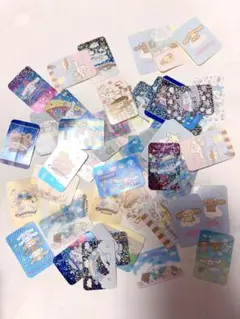 サンリオ シナモロール カード風シール 大量まとめ売り シール帳 シールホルダー