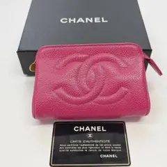 CHANEL キャビアスキン ピンク タバコケース - メルカリ