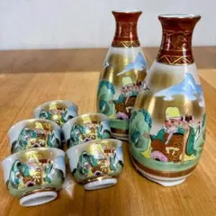 九谷焼 坂山 酒器セット 徳利+お猪口 計6点のセット 花 枝 - メルカリ