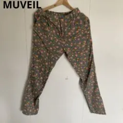 MUVEIL 花柄 カジュアルパンツ　ミュベール 36のサムネイル