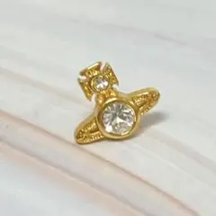 Vivienne Westwood✨ロンドンオーブピアス　ゴールド×クリア