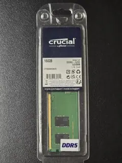 crucial 16GB DDR5 5200Hz 16GB DIMM メモリー