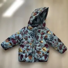 H&M キルティングアウター 12-18M グレー