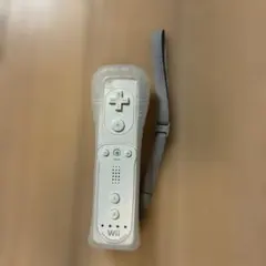 Wiiリモコン ホワイト＋カバー、ストラップ付き