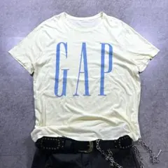 00s【OLD GAP】big logo-tee/y2k/swag c-boy◎