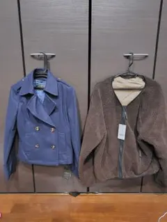 新品　セシルマクビー　ピーコート　ボアジャケット