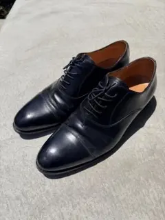 【美品】チェントフェリーナ　革靴　ブラック　ストレート　サイズ8 1/2のサムネイル