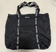 MILKFED ミルクフェド トートバッグ エコバッグ サブバッグ ブラック 大