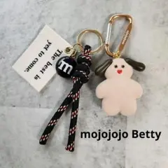 じゃらじゃらキーホルダー ＆ mojojojo ピンク 犬 mチョコ ブラック