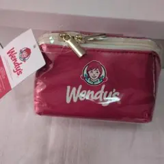 新品未使用　Wendy's ポーチ　レッド
