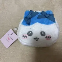 ダイカットフェイスポーチ ハチワレ ちいかわ リボンコスメ