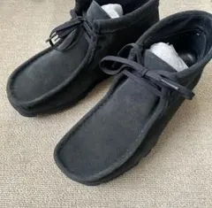 クラークス ビームス 別注 ワラビーブーツ ゴアテックス ネイビー beams