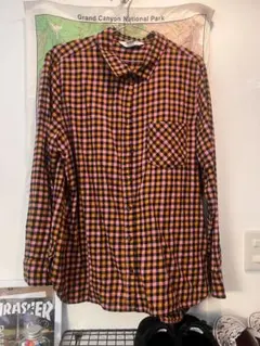 00s OLD NAVY ネルシャツ パジャマシャツ チェック Y2K レトロ - メルカリ