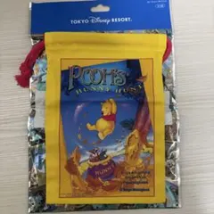 ディズニー　ワンダブルズ　プーさんのハニーハント　巾着