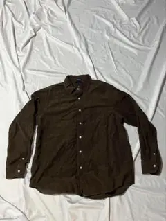 GAP ブラウンドット シャツ L US古着