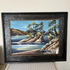 風景画 装飾フレーム付き