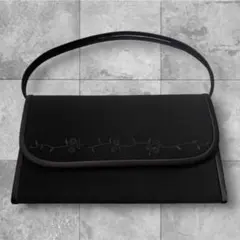 PETITSOIR 東京ソワール　ブラックフォーマルバッグ