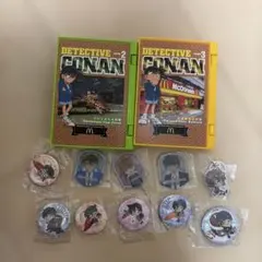 名探偵コナン マクドナルド 平成　ハッピーセット くら寿司　缶バッジ まとめ売り