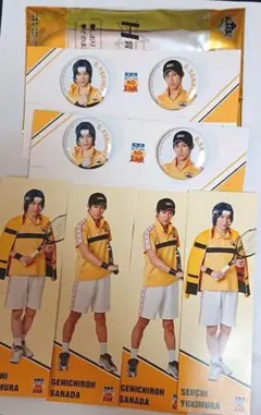 テニミュ 2nd 一番くじ 立海 幸村精市 真田弦一郎 缶バッジ&しおり