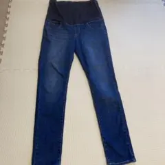 ユニクロ　マタニティデニムパンツ インディゴブルー