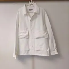 BEAUTY&YOUTH TUBE メンズホワイトコットンカバーオール サイズL