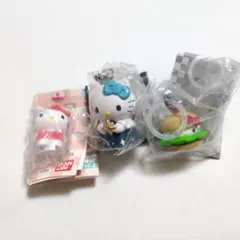 ハローキティ めじるしアクセサリー　チャーム　３個セット