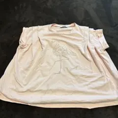 120BAYFLOW フラミンゴ刺繍 Tシャツ ピンクのサムネイル