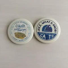 魔女の宅急便 パイの絵柄とジジのピンバッチ2個セット