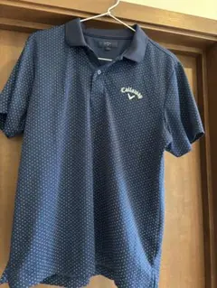 [3/31]までの特価 Callaway ドット柄 ゴルフシャツ L