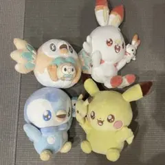 一番くじ ポケピースぬいぐるみ(A賞～D賞)4点セット