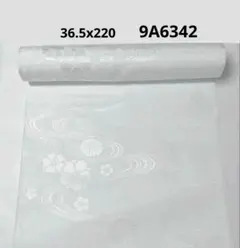 9A-6342着物　長襦袢生地　ポリエステル　　新品　　36.5x220