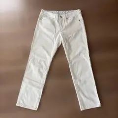 GU ホワイト デニムパンツ Mサイズ