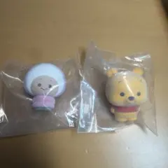 ふわふわフロッキードール　くまのプーさん　ヤングオイスター