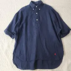 美品◎ジムフレックス　リネン　オーバーサイズ　シャツ　チュニック　ユニセックスのサムネイル