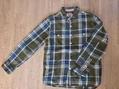 Levi's 長袖シャツ XS グリーン系チェック