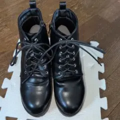 ラブトキシック ブラックブーツ厚底Mサイズのサムネイル