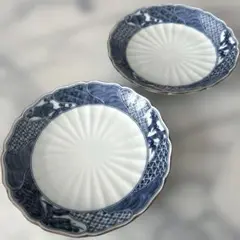 橘吉 間取祥瑞 19cm 中皿　2枚のサムネイル