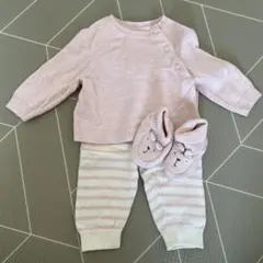 GAP 薄い ピンクのセーター パンツ シューズセット