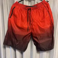 メンズ 赤黒グラデーション水着 5L