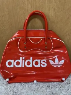adidas 赤 ボストンバッグ　80s 極美品