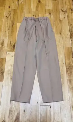 JIL SANDER 25AW ウールギャバジンテーパードパンツ 44 ベージュのサムネイル